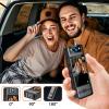 Yhplxyuus Adjustable Angles Lens Body Camera 1080P Video Recorder Builts in LCD Screen for Compactly Personality Portable Wearable view 2