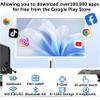 FgdVrelnor Portable Smart Tv, Mobile Tv Tablet, with Wheels, 360 Rotation, 1080P, Multi-Angle Adjustment, Suitable for Bedrooms and Kitchens 21.5in8+128G view 3