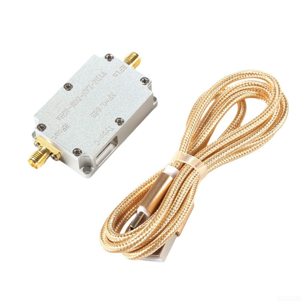RF Signal Amplifiers Low Noise 0.6dB Gain 18dB for 50MHz-4GHz SPF5189Z LNA-Module for Aluminum Alloy Shell, Compatible for DYKB/SBB5089/SE5004