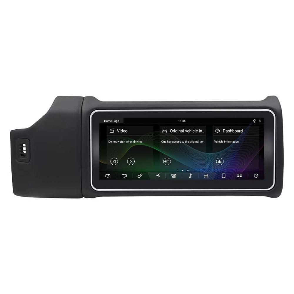 12.3'' Android 13 Car Stereo Navigation for Range Rover Vogue L405 2014-2017 Touch Screen with CarPlay/Android Auto | GPS+4G+Split Screen | Plug & Play Upgrade (Black, Original Harman System)