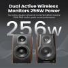 Edifier S3000MKII Audiophile Speakers, Hi-Res 2.0 Powered Bookshelf Speakers with 256W RMS, aptX HD Bluetooth, 5.8GHz Wireless, Planar Magnetic Tweeter - for Turntable, Home Audio view 2