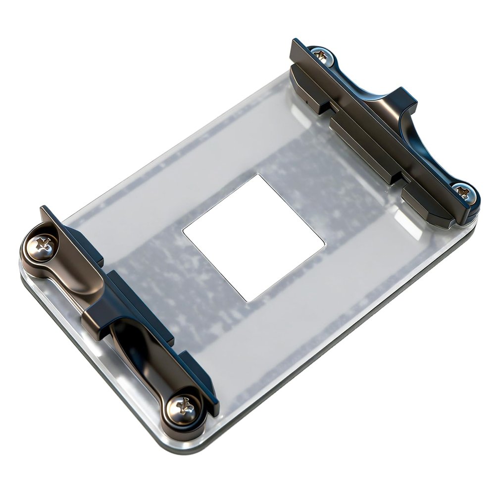 AM4 Backplane Back Durable CPU Heatsink Bracket CPU Fan Cooling Mounting Sheet Plate Compatible with AMD AM4 Socket,Motherboard Mounting Hole 90x54mm
