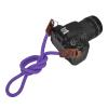 GLOGLOW Body Strap Camera Strap, Adjustable Neck and Wrist, High Strength Nylon and Cowhide, 43.3in, for Digital SLR and Mirrorless Cameras Daily Necessities (Purple) view 2
