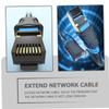 Alipis Cat6 Rj45 Extension Cable 1.5M Male to Female Network Patch Cord Double Shielded Ethernet LAN Wire for Computer Networking and Internet Connection view 3