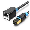 Alipis Cat6 Rj45 Extension Cable 1.5M Male to Female Network Patch Cord Double Shielded Ethernet LAN Wire for Computer Networking and Internet Connection view 4