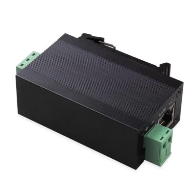 Industrial RS485 Ethernet Server Device Aluminum Enclosure MQTT Networking Integration 2400Bps-460800Bps Single Port Server