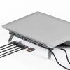7 Port USB C Stand Dock Dock with 4K60Hz PD100W Charging Foldable Aluminum Shell Ethernet USB3.0 Port Type C Docking Station view 2