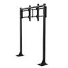 55-86" Floor Bolted Video Wall Mount, Permanent Fixed Industrial Display Bracket, Heavy Duty VESA 800x400 view 3