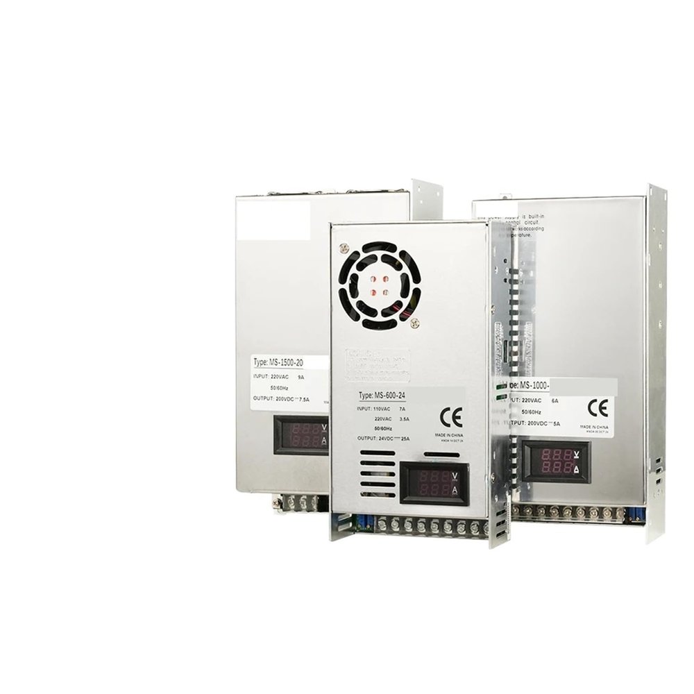 500W 600W 1000W 1500W Switching Power Supply 0-12V 15V 24V 36V 48V 60V 72V 85 90V 150V 220V AC/DC Single SMPS 1Pcs(110 V,0-200VDC,1000W)