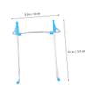 KOMBIUDA Aluminum Portable Laptop Stand Foldable Notebook Cooling Rack for Home Office Travel Use Blue view 2