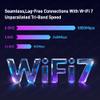 External WiFi 7 6E Antenna Dual Band 6GHz 5GHz 2.4GHz Magnetic Replacement Antennas for MSI MPG X870E X870I Z890 Z890I B850 B850IMEG X870E Z890B850 MLG Motherboard PC Desktop Computer wifi7 White view 4