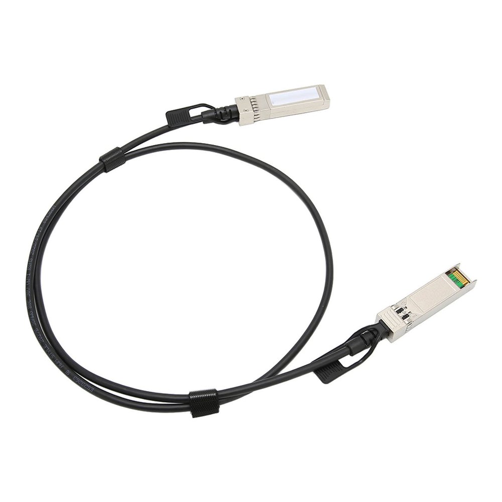 ANGGREK 10G SFP DAC Cable, Zinc Alloy, Low Power Consumption, Stable Signal, Plug and Play for H3C Juniper, 1 Meter Length