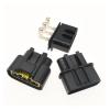 1-20 Sets Black 3 Pin Way 6.3 Automotic Qlw 250 R Slot Wiring Harness Connector Power Cord QLW-A-3F- Qlw-A-3F-GR(Male Set 5Sets)(Female Set,5Sets) view 3