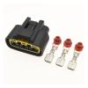 1-20 Sets Black 3 Pin Way 6.3 Automotic Qlw 250 R Slot Wiring Harness Connector Power Cord QLW-A-3F- Qlw-A-3F-GR(Male Set 5Sets)(Female Set,5Sets) view 4