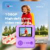 Kids Camera Instant Print, Instant Camera with 4 Roller Photo Paper & 32GB Card, 1080P Dual-Lens Digital Camera for Kids, Boys and Girls Toys Gifts for Teenage Girls Kids Toys for Ages 8-13 (Purple) view 4