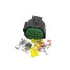 1 Set 14 Pin Female Car Headlight PlugElectrial Socket Lamp Light Connector for K2 K3 K5 GL301-14021(White) view 1