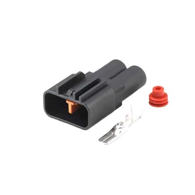1/5/10 Sets 2 Pin Car Connector Plug QLW-A-2F-B Car 6.3 High-Power Current Plug QLW-A-2M-B(Red)