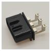 1-20 Sets Black 3 Pin Way 6.3 Automotic Qlw 250 R Slot Wiring Harness Connector Power Cord QLW-A-3F- Qlw-A-3F-GR(Male Set 5Sets)(Male Plug,1Set) view 1