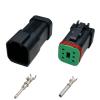 1Set/5sets Black 2pin 3/4/6/8/12hole Series Enhanced Seal Water Proof Electrical Auto Connector(6P,1 Set) view 1