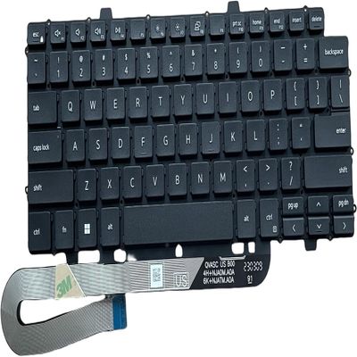 100% New New Replacement Keyboard with Screwdriver US LayoutUU.for Dell Latitude 3120 E3120 2-in-1 Laptop US KeyboardUU.X425R 0X425R Without Backlight Black Keyboard for