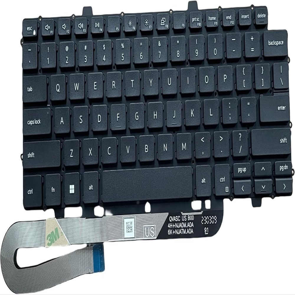 100% New New Replacement Keyboard with Screwdriver US LayoutUU.for Dell Latitude 3120 E3120 2-in-1 Laptop US KeyboardUU.X425R 0X425R Without Backlight Black Keyboard for