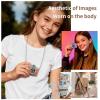 Mini Digital Camera with 1.47 in LCD Screen, 1080P Flip Screen Mini Camera with Built-in Flash & Flip Display, Portable Keychain Camera for Travel & Daily Use, with a 64GB Memory Card (Pink) view 4