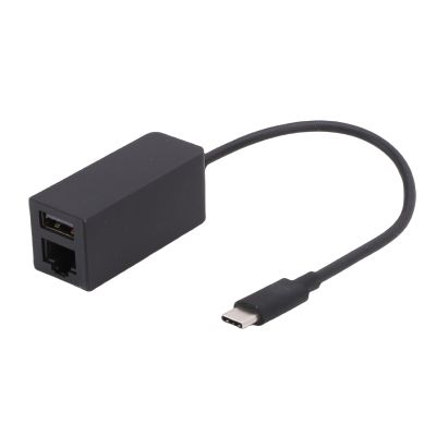 GOWENIC USB C to Ethernet and USB 3.0 Adapter, 3.0 Fast Data Transfer, with RJ45 Stable Wired Connection, for Laptops Tablets Plug and Play