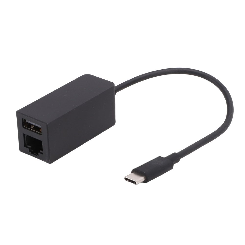 GOWENIC USB C to Ethernet and USB 3.0 Adapter, 3.0 Fast Data Transfer, with RJ45 Stable Wired Connection, for Laptops Tablets Plug and Play
