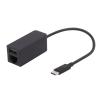 GOWENIC USB C to Ethernet and USB 3.0 Adapter, 3.0 Fast Data Transfer, with RJ45 Stable Wired Connection, for Laptops Tablets Plug and Play view 1