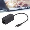 GOWENIC USB C to Ethernet and USB 3.0 Adapter, 3.0 Fast Data Transfer, with RJ45 Stable Wired Connection, for Laptops Tablets Plug and Play view 3