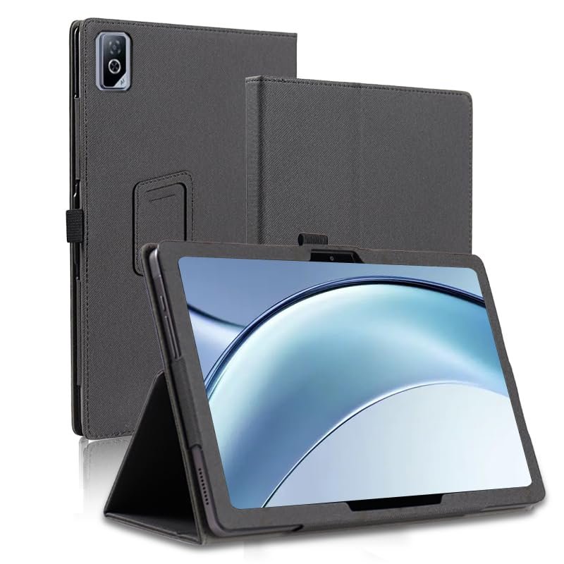 AKNICI Case for DOOGEE Tab G6 Pro Tablet 12 Inch, Premium PU Leather Folio Folding Stand Protective Tablet Cover with Hand Strap Magnet