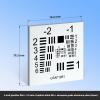 CHANGLKJ Camera Lens Resolution Calibration Board, Camera Resolution Chart, Groups -2-5 Positive/Negative Film Cards Calibration Board, Accuracy 5um and Uniform Light Distribution, for Lenses view 3