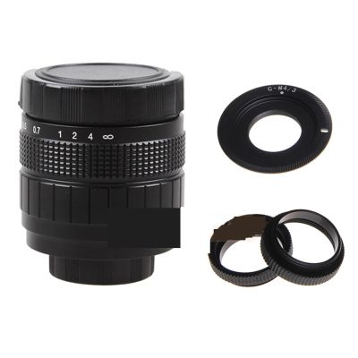 35mm F1.7 Lens+C Mount+Macro Ring for Panasonic for Micro 4/3 m4/3 GF5 GF6 GX1 GX8 GX7 G85 G7 GH5s GH4 GH2 GH3 Excellent