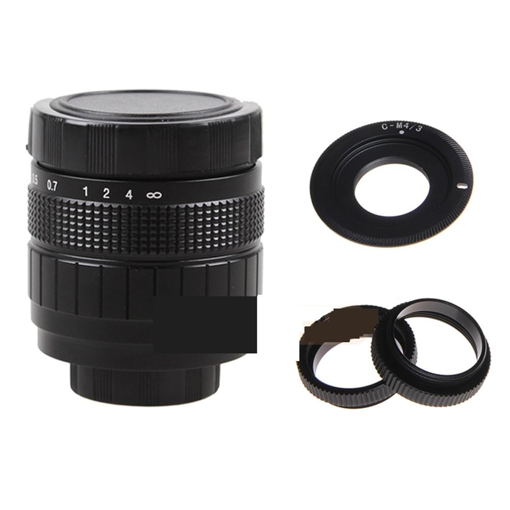35mm F1.7 Lens+C Mount+Macro Ring for Panasonic for Micro 4/3 m4/3 GF5 GF6 GX1 GX8 GX7 G85 G7 GH5s GH4 GH2 GH3 Excellent