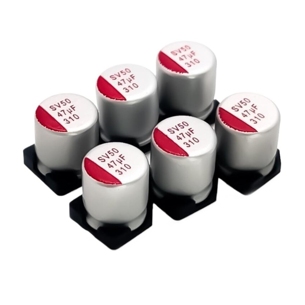 100pcsSs Patch Solid Capacitor 6.3V 680Uf 6 * 9mm SMD Solid Capacitor 680Uf6.3V 8 * 9.2mm