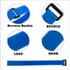 HUAHAITGCH 10 Pack (12 x 0.8 Inch) Reusable Fastening Cable Ties and Cable Straps Blue Color djustable Multi-Purpose Hook and Loop Straps Nylon Cable Ties Organizer Fastener Management Wire Straps view 4