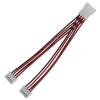 2.54mm Female to Two Male adapters, 100mm Extension Cable, 2P, 3P, 4P, 5P, 6P, 7P, 8P.(4P 1Female to 2Male) view 1