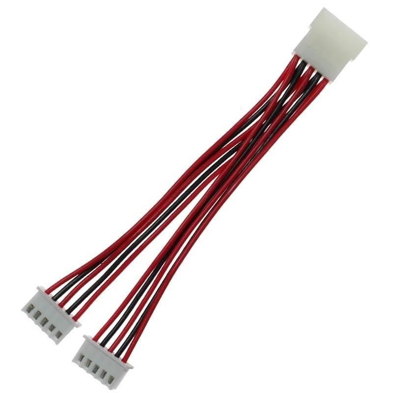 2.54mm Female to Two Male adapters, 100mm Extension Cable, 2P, 3P, 4P, 5P, 6P, 7P, 8P.(5P 1Female to 2Male)
