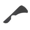Camera Front Cover Rubber Grip Replacement for D5500 - Left Side Rubber Decoration, Durable Fit and Comfortable Touch - Compatible Repair Part for DSLR Cameras view 3