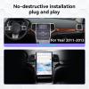 Android Qualcomm Radio for Jeep Grand Cherokee 2011 2012 2013 14.4 inch Tesla Style Car in-Dash GPS Navigation Console IPS Touch Screen Wireless carplay 4G LTE WiFi (Black,8-128GB) view 2