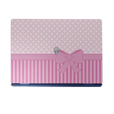 Laptop Skin Compatible with Alienware 16/16X Aurora (2025) - Pink Present - Premium 3M Vinyl Protective Wrap Decal Cover - Easy to Apply | Crafted in The USA by MightySkins