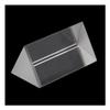 Optical Glass Lens Optical Triangular Prism Educational Tool Refractor Teaching Light Length 50mm 30mm view 1