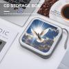 VstaDank Dove Sky CD Case Binder for Travel Car DVD Storage Case DVD Storage Bag with Handles Cover CD Storage Binder for Blu-ray Movie Music Audio Disks 40 Disc Units view 4