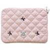 11/13/15 Inch Fluffy Laptop Bag Shockproof Quilted Computer Cover Bag Lattice Laptop Protective Bag Printing for Tablet Protection view 1