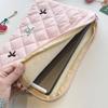 11/13/15 Inch Fluffy Laptop Bag Shockproof Quilted Computer Cover Bag Lattice Laptop Protective Bag Printing for Tablet Protection view 4