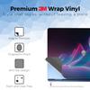 Glossy Glitter Laptop Skin Compatible with Alienware 16/16X Aurora (2025) - Planetary Grid - Premium 3M Vinyl Protective Wrap Decal Cover - Easy to Apply | Crafted in The USA by MightySkins view 3