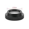 Lab Microscope Slides 0.5X 0.75X 1X 1.5X 2.0X Barlow Auxiliary Lens 180X 300X Zoom C-Mount Optical Lens Microscope Parts(4pcs) view 2
