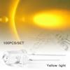 Cnswee6 1000 Pcs F51BC4XX-X 1.8-3.4V Lamp Marker Led Diodes Yellow:585-595NM Usually view 2