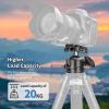 CAVIX Lever Tripod Ball Head, Low Gravity Metal Ball Head Camera Tripod Head 44lbs/20kg Load, Panoramic Ball Head, with 1/4" Arca Swiss Quick Release Plate for Tripod, Monopod, DSLR, Camera(H-46F). view 2