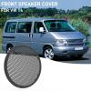 HDKENF Car Front Door Trumpet Tweeter Speaker Cover 2pcs Speaker Grill Iron Subwoofer Cover Audio Mesh Protector Guard(Silver) view 2